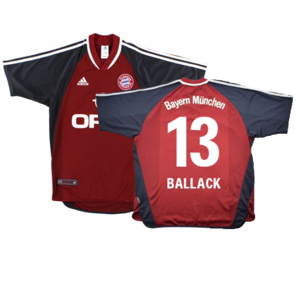 Bayern Munich 2001-02 Home Shirt (S) (Very Good) (Ballack 13
