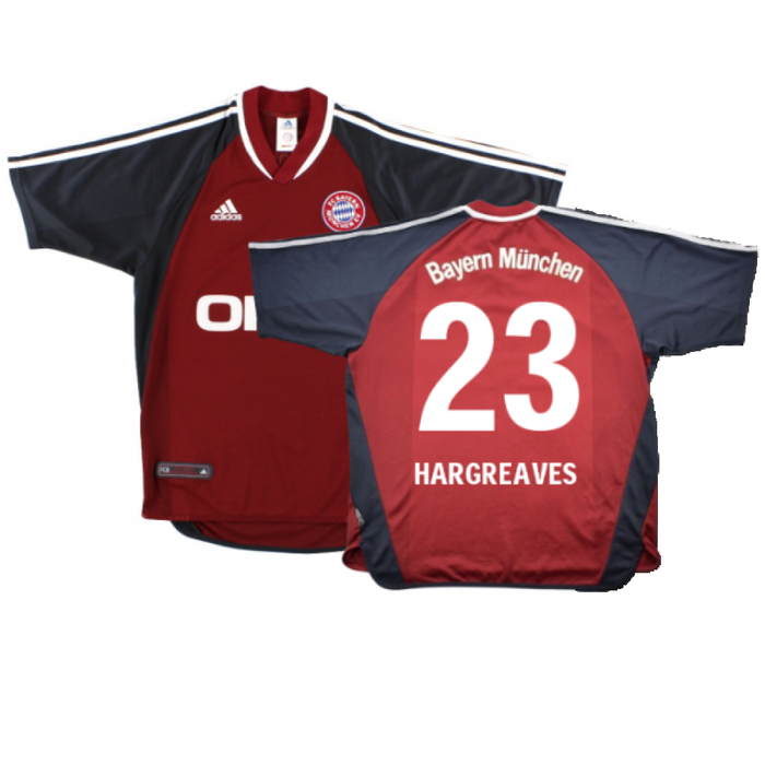 Bayern Munich 2001-02 Home Shirt (S) (Good) (Hargreaves 23)