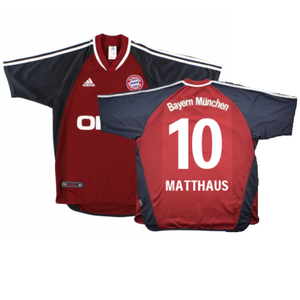 Bayern Munich 2001-02 Home Shirt (S) (Very Good) (Matthaus 10)_0