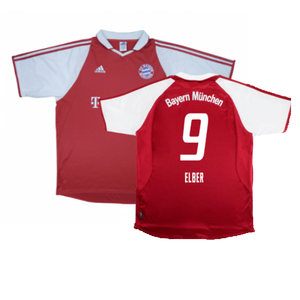 Bayern Munich 2003-04 Home Shirt (Very Good) (Elber 9)_0