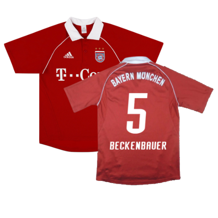 Bayern Munich 2005-06 Home Shirt (XL) (Mint) (Beckenbauer 5)