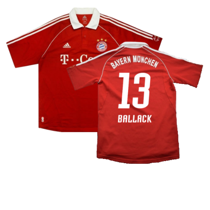 Bayern Munich 2006-07 Home Shirt (Excellent) (Ballack 13)