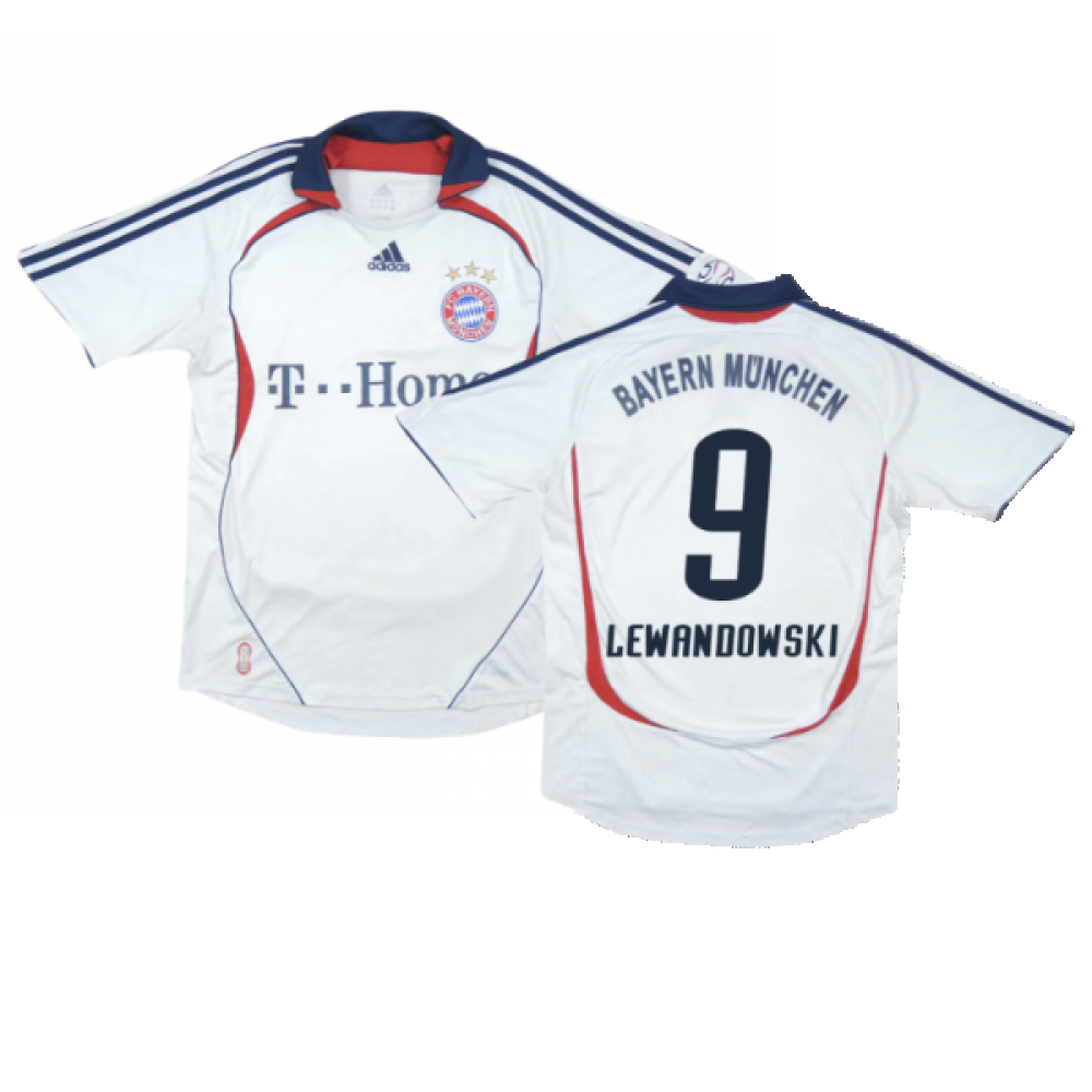 Bayern Munich 2006-08 Away Shirt (S) (Excellent) (Lewandowski 9)_0