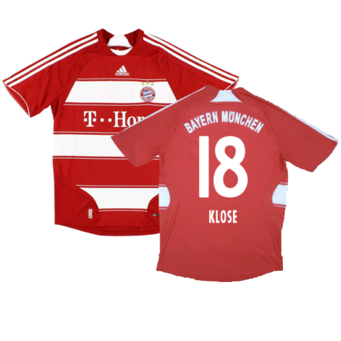 Bayern Munich 2007-08 Home Shirt (M) (Very Good) (Klose 18)