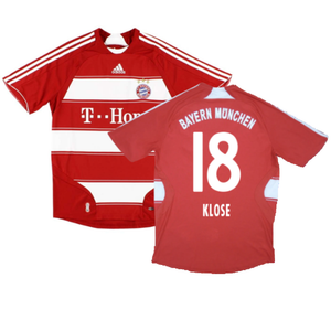 Bayern Munich 2007-09 Home Shirt (M) (Excellent) (Klose 18)_0