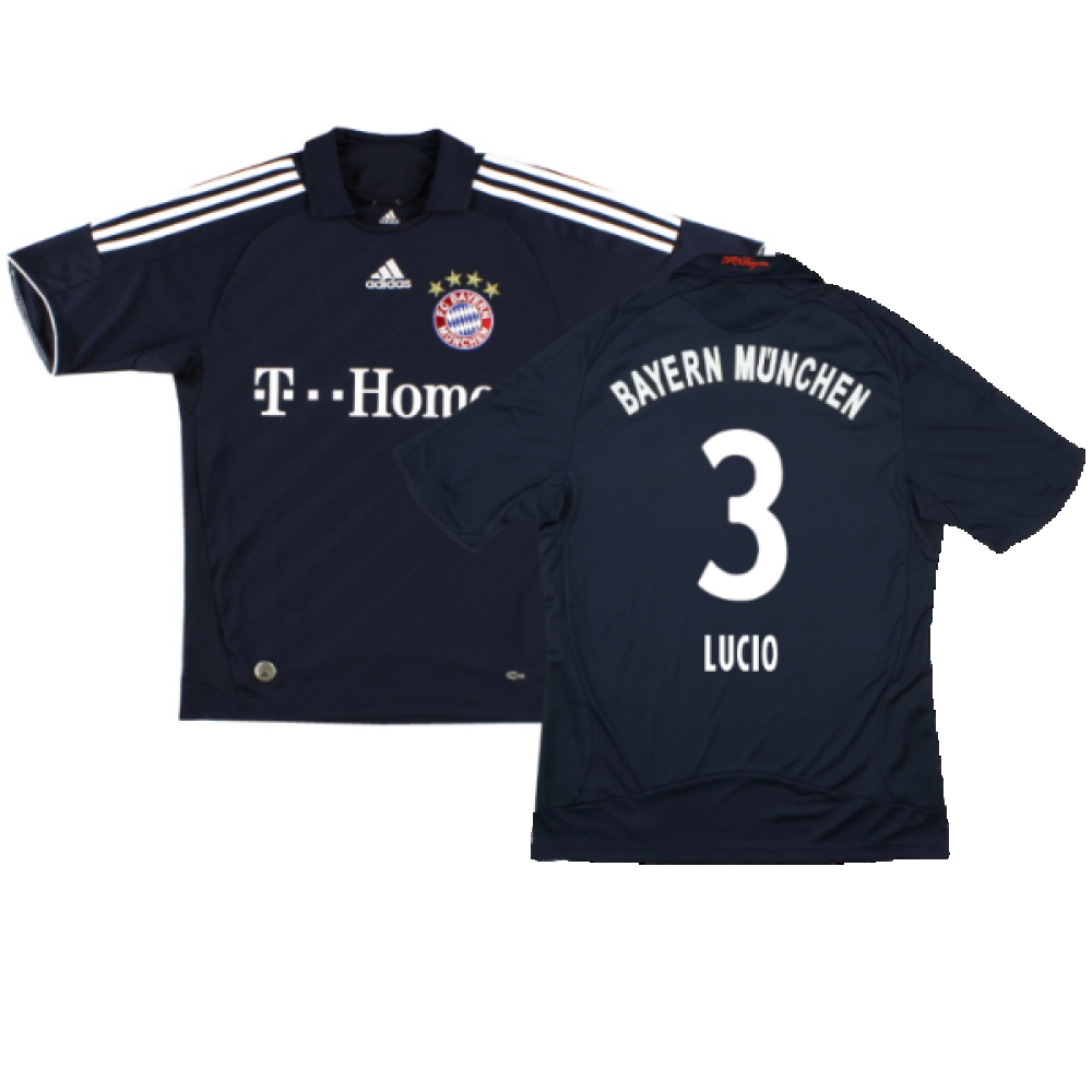 Bayern Munich 2008-10 Away Shirt (S) (Excellent) (Lucio 3)_0