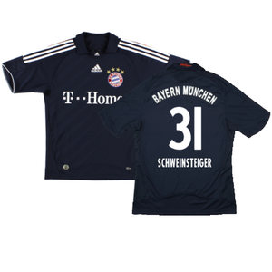 Bayern Munich 2008-10 Away Shirt (S) (Excellent) (Schweinsteiger 31)_0