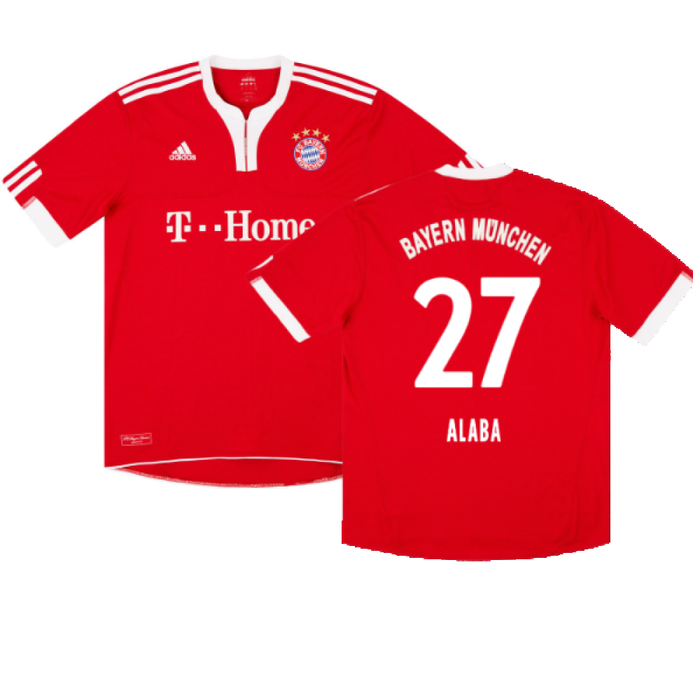 Bayern Munich 2009-10 Home Shirt (Excellent) (Alaba 27)