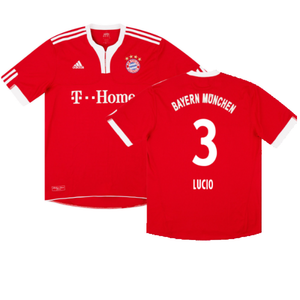 Bayern Munich 2009-10 Home Shirt (L) (Excellent) (Lucio 3)_0