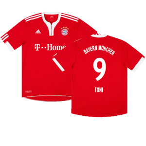 Bayern Munich 2009-10 Home Shirt (Excellent) (Toni 9)_0