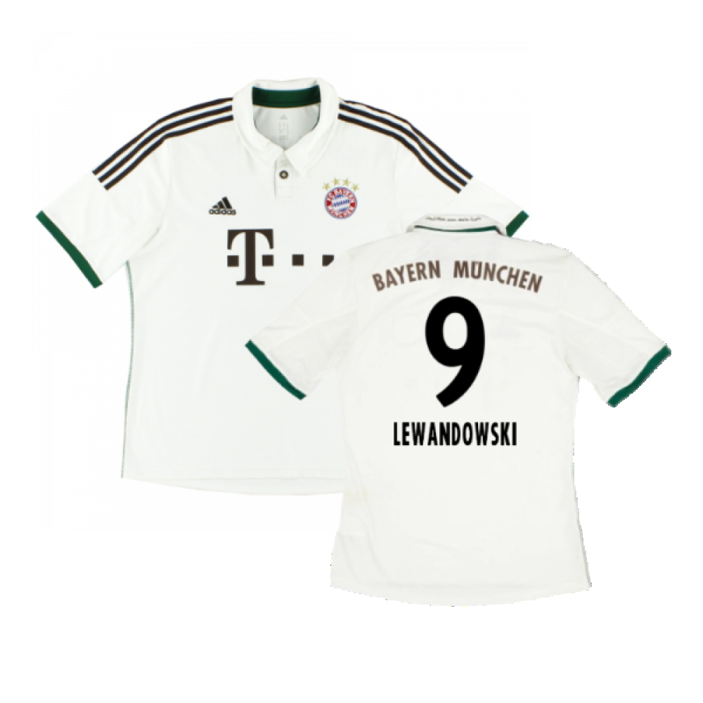 Bayern Munich 2013-14 Away Shirt (Excellent) (Lewandowski 9)_0