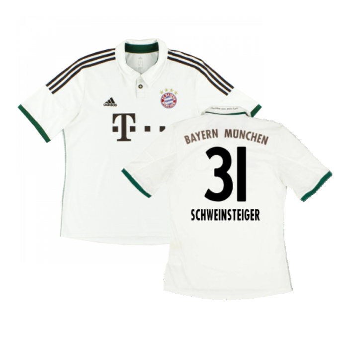 Bayern Munich 2013-14 Away Shirt (XXL) (Good) (Schweinsteiger 31)