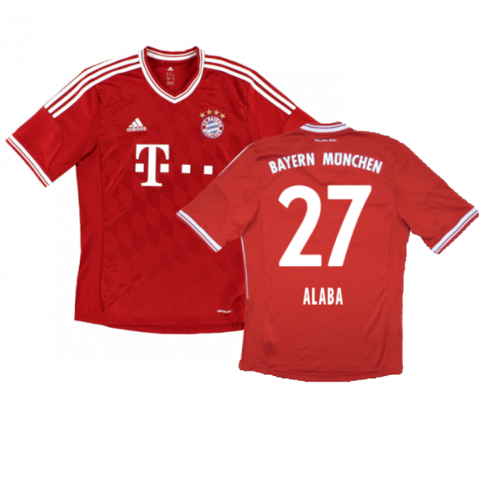 Bayern Munich 2013-14 Home Shirt (S) (Excellent) (Alaba 27)