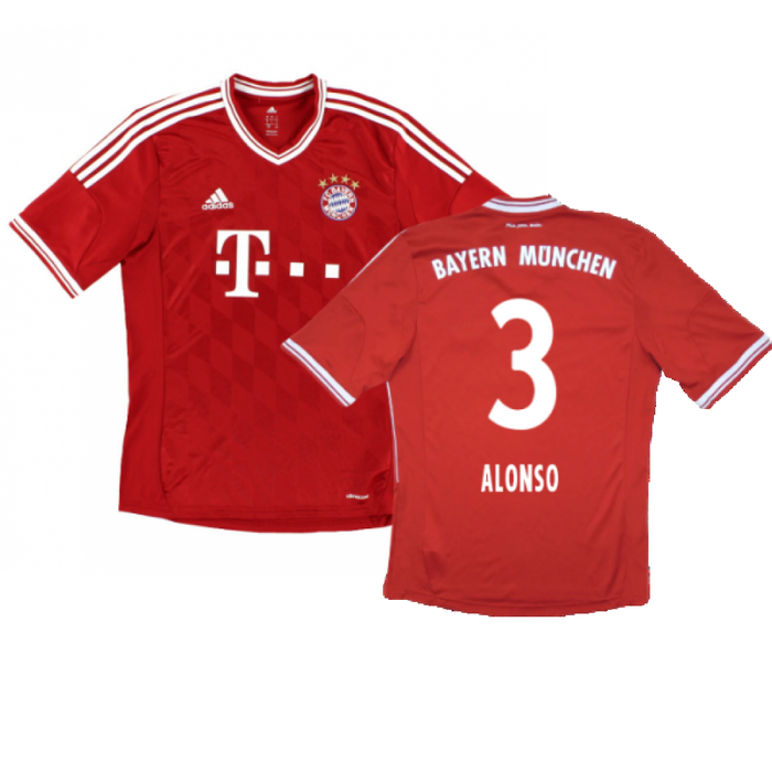 Bayern Munich 2013-14 Home Shirt (Excellent) (Alonso 3)