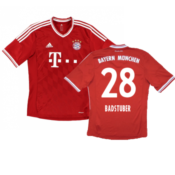 Bayern Munich 2013-14 Home Shirt (Excellent) (Badstuber 28)