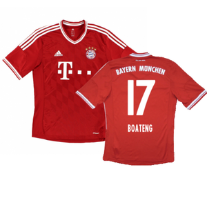 Bayern Munich 2013-14 Home Shirt (Excellent) (Boateng 17)_0