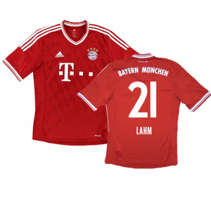 Bayern Munich 2013-14 Home Shirt (S) (Excellent) (Lahm 21)_0