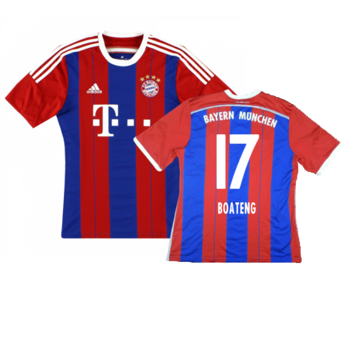 Bayern Munich 2014-15 Home Shirt (S) (Excellent) (Boateng 17)