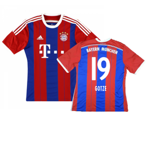 Bayern Munich 2014-15 Home Shirt (S) (Excellent) (Gotze 19)_0