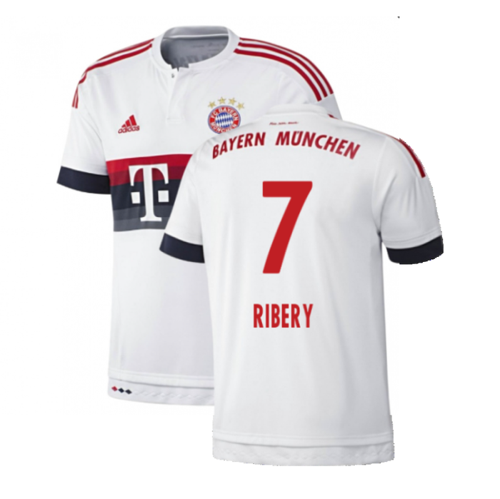 Bayern Munich 2015-16 Away Shirt (2XL) (Good) (Ribery 7)