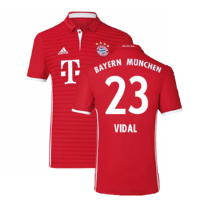 Bayern Munich 2016-17 Home Shirt (Excellent) (Vidal 23)_0