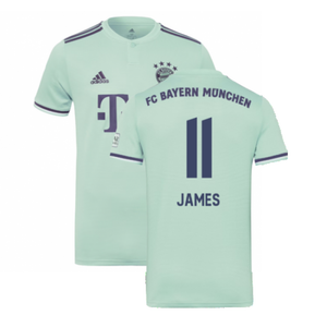 Bayern Munich 2018-19 Away Shirt (Excellent) (James 11)_0