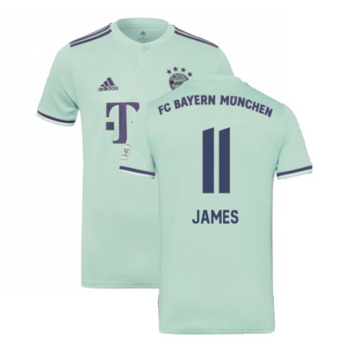 Bayern Munich 2018-19 Away Shirt (Excellent) (James 11)