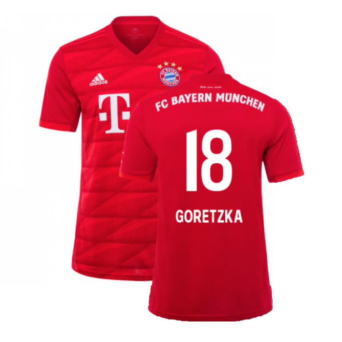 Bayern Munich 2019-20 Home Shirt (Mint) (GORETZKA 18)