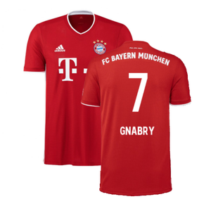 Bayern Munich 2020-21 Home Shirt (L) (Mint) (GNABRY 7)_0