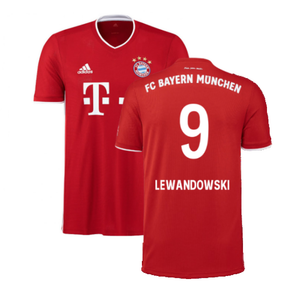 Bayern Munich 2020-21 Home Shirt (L) (Mint) (LEWANDOWSKI 9)_0