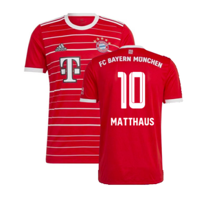 Bayern Munich 2022-23 Home Shirt (M) (MATTHAUS 10) (Excellent)_0