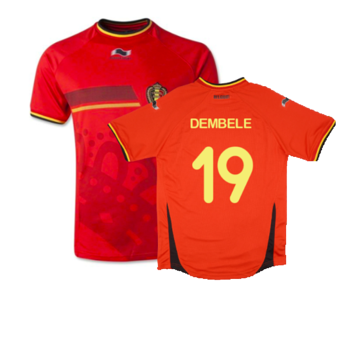 Belgium 2014-2015 Home Shirt (XL) (Excellent) (Dembele 19)