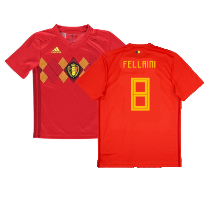 Belgium 2018-19 Home Shirt (XL) (Good) (Fellaini 8)