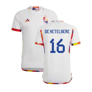 Belgium 2022-23 Away Shirt (LB) (DE KETELAERE 16) (Excellent)_0