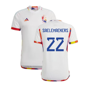 Belgium 2022-23 Away Shirt (LB) (SAELEMAEKERS 22) (Excellent)_0