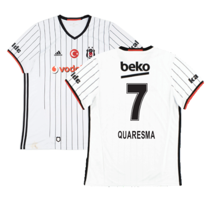 Besiktas 2016-17 Home Shirt (S) (Very Good) (Quaresma 7)