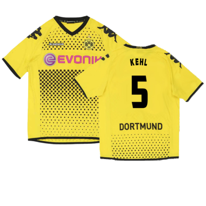 Borussia Dortmund 2011-12 Home Shirt (L) (Very Good) (Kehl 5)