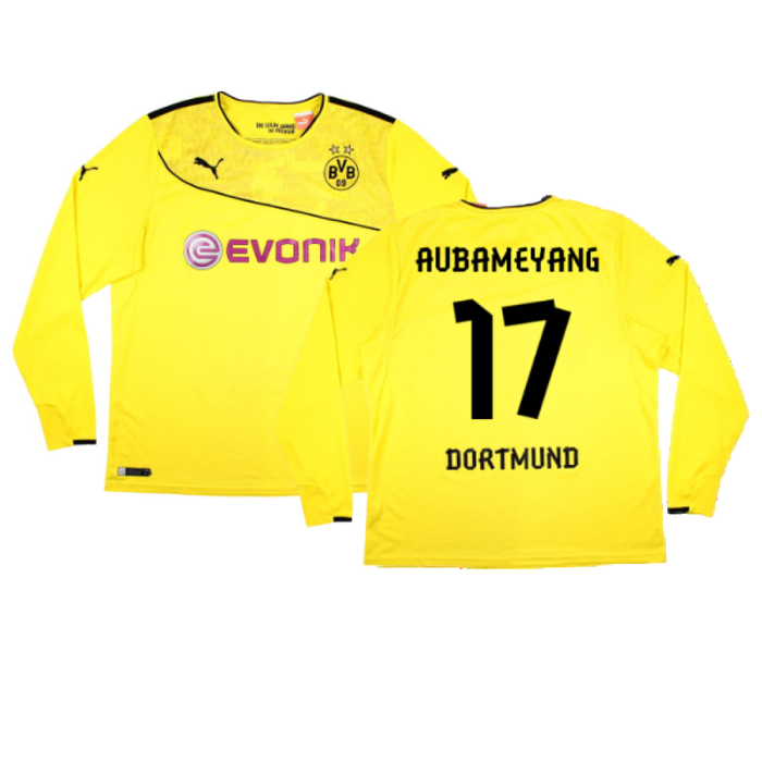 Borussia Dortmund 2013-14 Special Winter Edition Long Sleeve Home Shirt (2XL) (Very Good) (Aubameyan