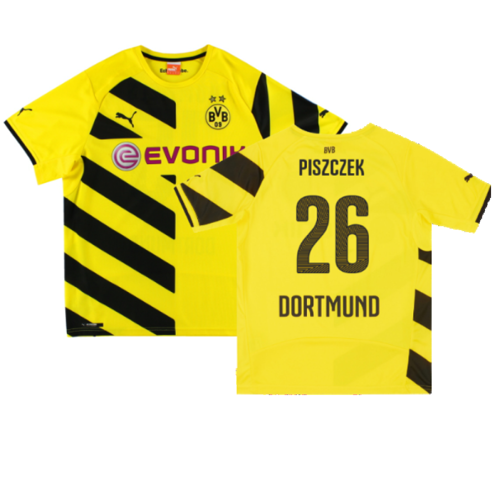 Borussia Dortmund 2014-15 Home Shirt (2XL) (Very Good) (Piszczek 26)_0