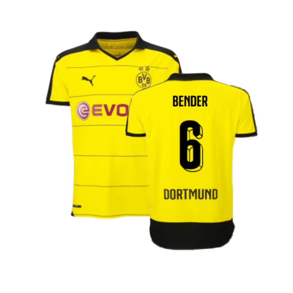Borussia Dortmund 2015-16 Home Shirt ((Excellent) XL) (Bender 6)_0