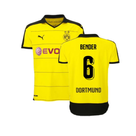 Borussia Dortmund 2015-16 Home Shirt ((Excellent) XL) (Bender 6)_0