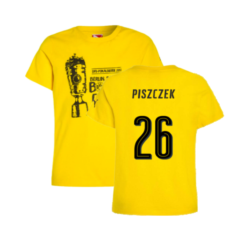 Borussia Dortmund 2016-17 Puma German Cup T Shirt (L) (Piszczek 26