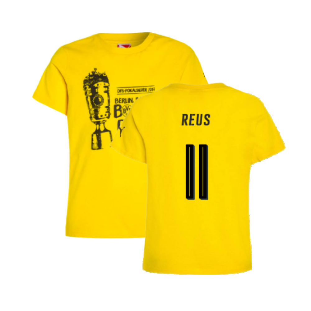 Borussia Dortmund 2016-17 Puma German Cup T Shirt (L) (Reus 11