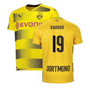 Borussia Dortmund 2017-18 Home Shirt (S) (Very Good) (Dahoud 19)_0