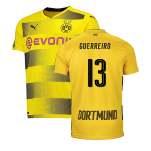 Borussia Dortmund 2017-18 Home Shirt (S) (Very Good) (Guerreiro 13)_0