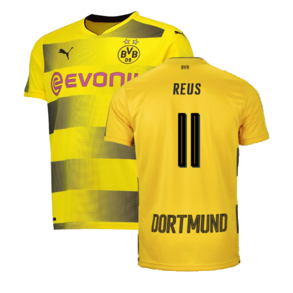 Kit Bvb Reus Jersey Borussia Dortmund 2017-18 Home Shirt (L