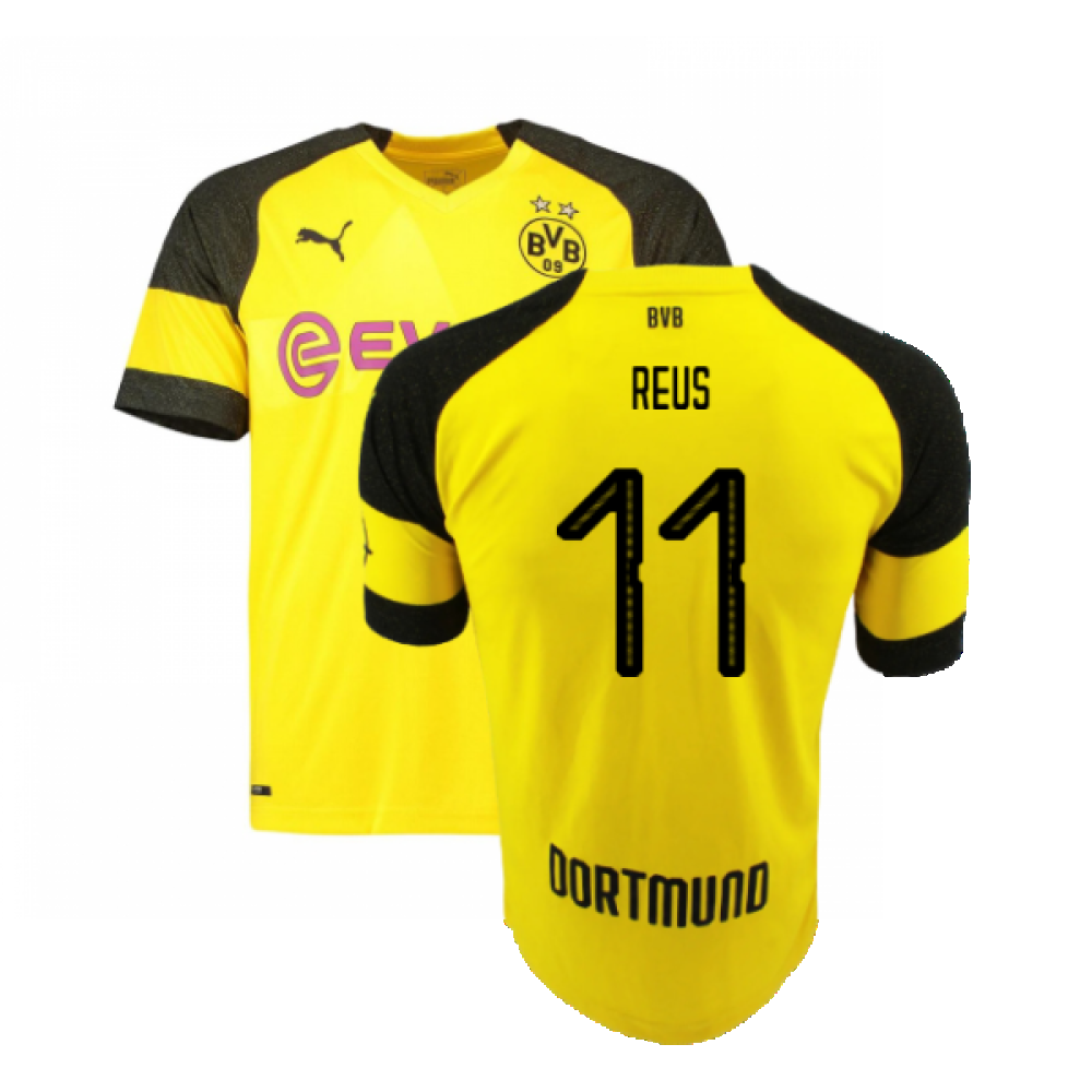 Borussia Dortmund 2018 19 Home Shirt Excellent Reus 11 Classic Football Kit