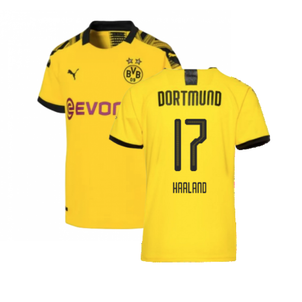 Borussia Dortmund 2019-20 Home Shirt (L) (Excellent) (Haaland 17