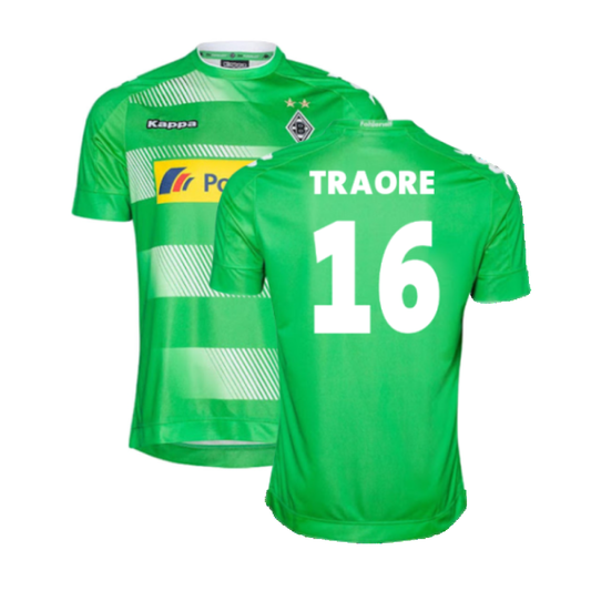 Borussia Monchengladbach 2016-18 Away Shirt (M) Hazard #10 (Very Good) (Traore 16)_0