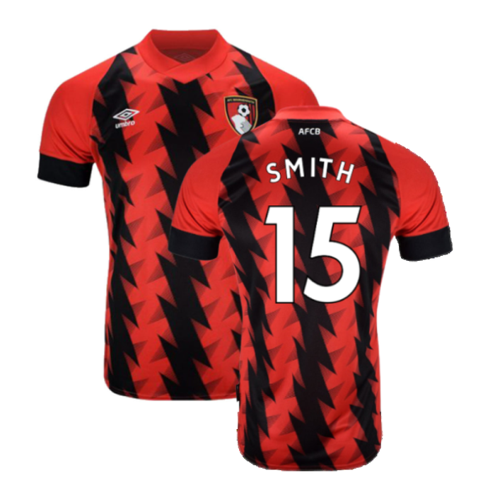 Bournemouth 2022-23 Home Shirt (Sponsorless) (XL) (SMITH 15) (Excellent)